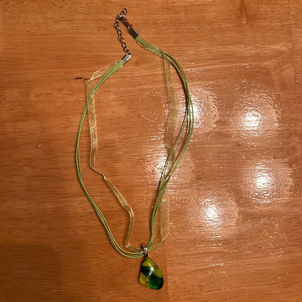 Handmade Glass pendant necklace